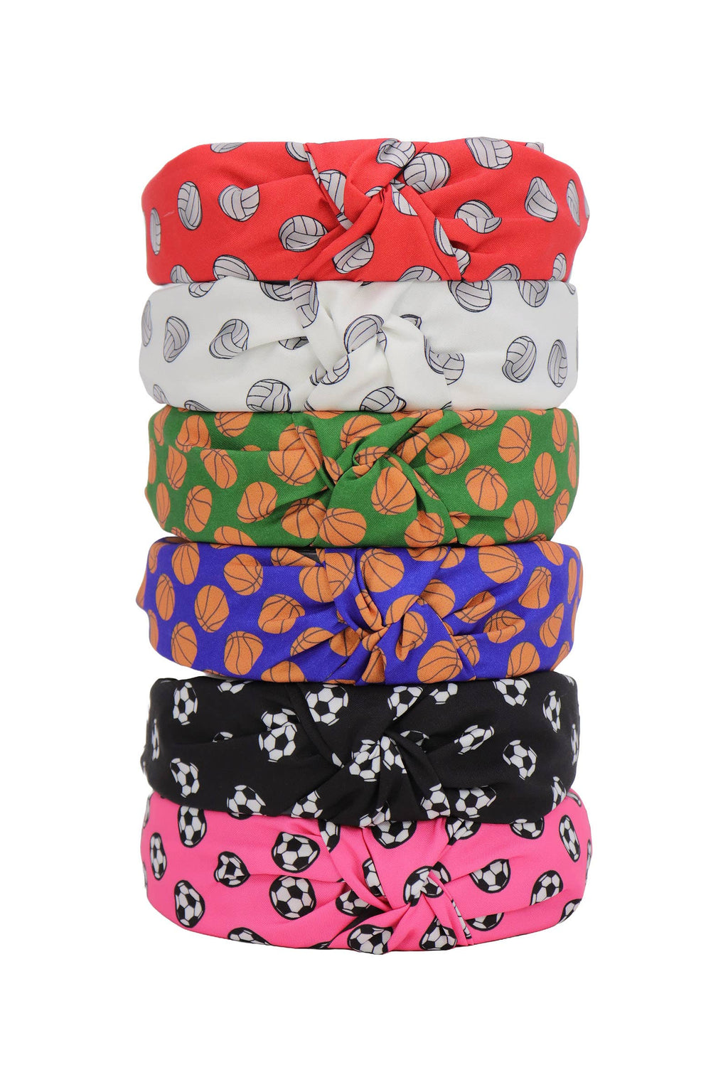 Volleyball Basketball Soccer Knotted Head Band