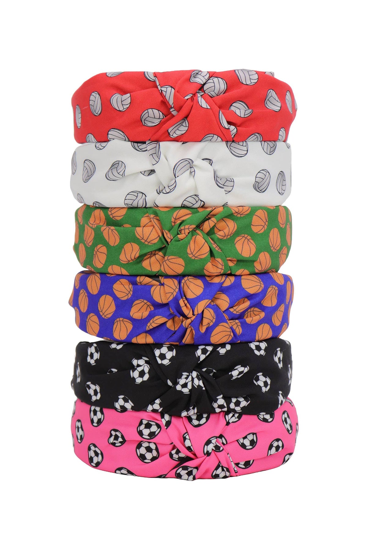 Volleyball Basketball Soccer Knotted Head Band